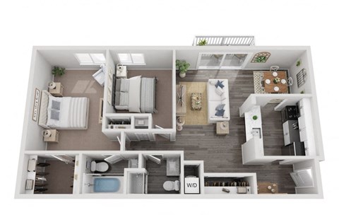a 2 bedroom192 sqft floor plan  395